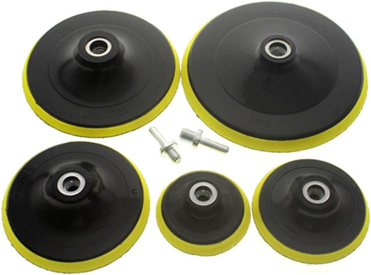 Schuurschijf Steunschijf - Schuurpapier Houder - Materiaal Polijsten - Zelfklevend Systeem - 7 inch - Zwart