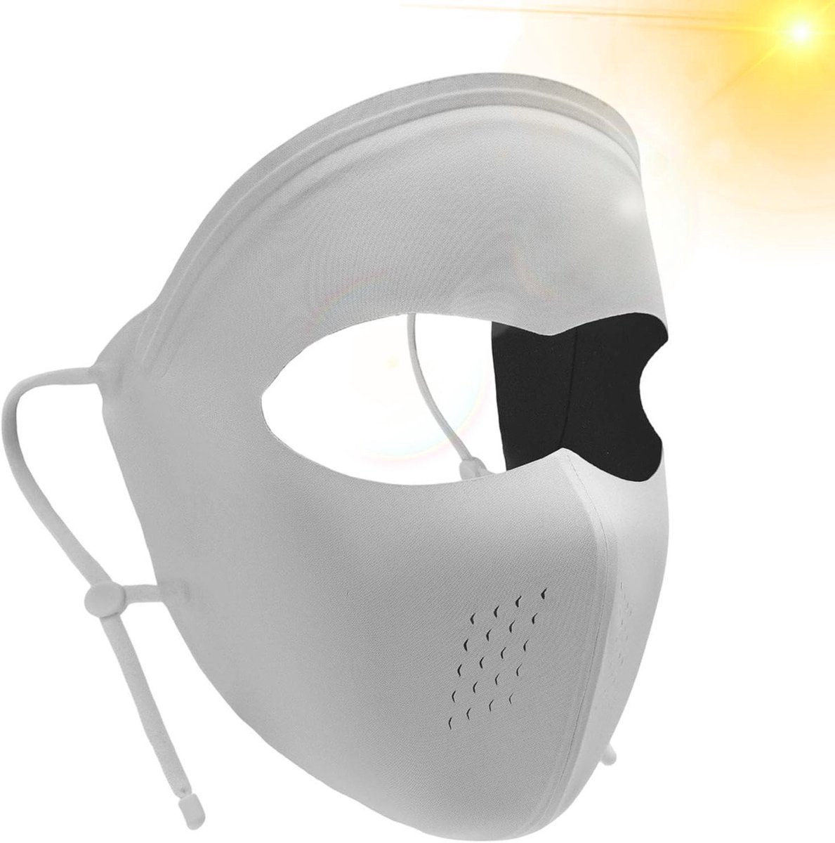 Gezichtsbescherming - Zonnebescherming - Outdoor sport - Ademend materiaal - One size - Zwart