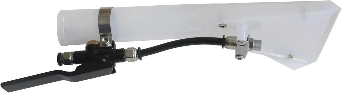 Stofzuiger Mondstuk - Bekledingsborstel Tapijtreiniger - Meubels Reinigen - Universele ID 35mm - 50 g - Zwart