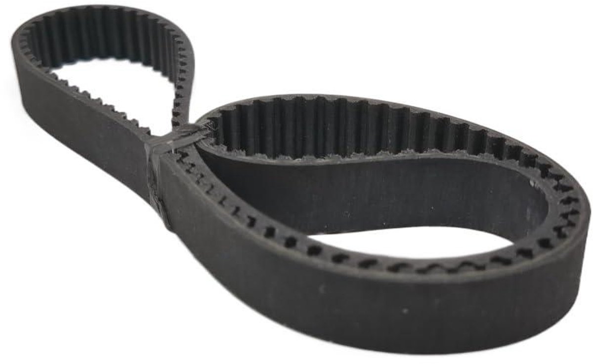 Distributieriem - 3GT Riem - 3D Printer Onderdeel - Rubberen Glasvezel Kern - 1290mm Lengte - Zwart