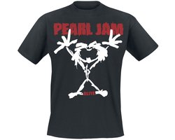 Pearl Jam Stickman Heren T-shirt - zwart - M