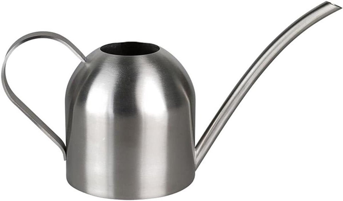 Gieter - Waterkannetje - Kamerplanten water geven - Slank mondstuk - 500ml - Zilver
