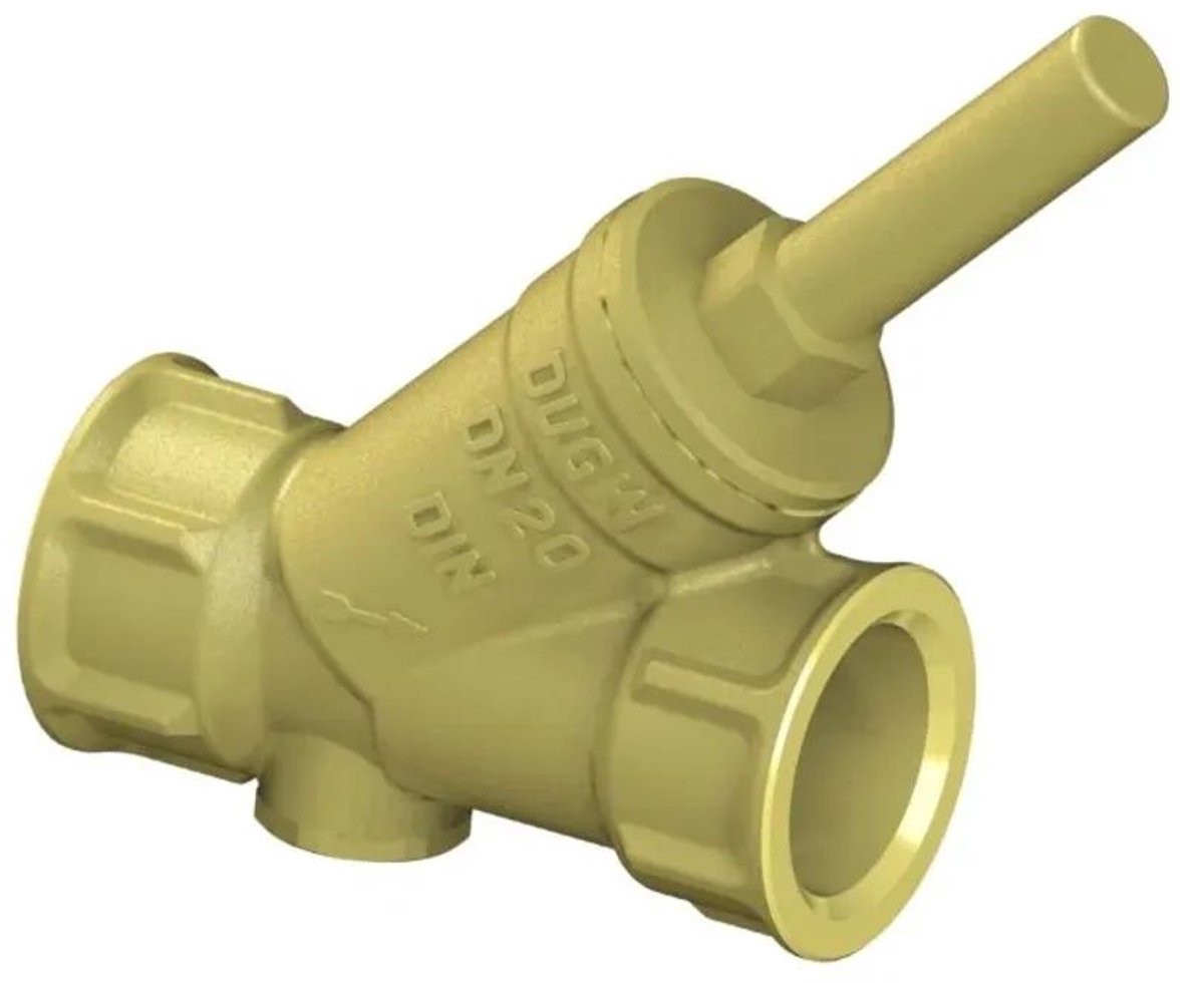 Schlösser Armaturen JS Terugstroombeveiliging met mofaansluiting, zonder aftapping, DN20, binnendraad 3/4'', DVGW gekeurd, 0013252000001