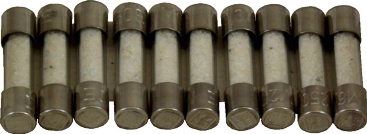 Wolf Fijne zekering 6,3 A traag 10 stuks, 8902434