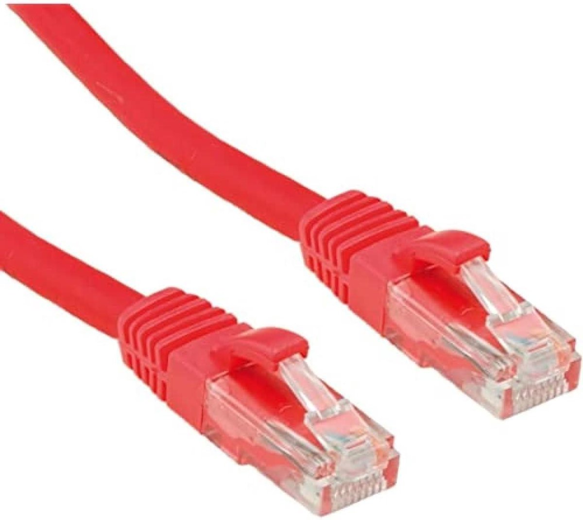 VALUE Patch cable Cat.6 (Class E) UTP, LSOH, red, 2 m