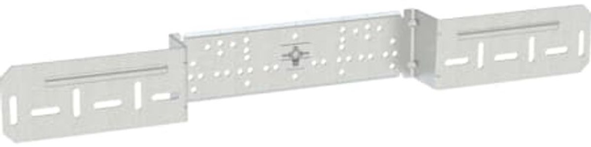 Geberit FlowFit Montageplaat versprongen, tweevoudig, aansluitafstand 10 cm of 15.3 cm, 650.732.00.2