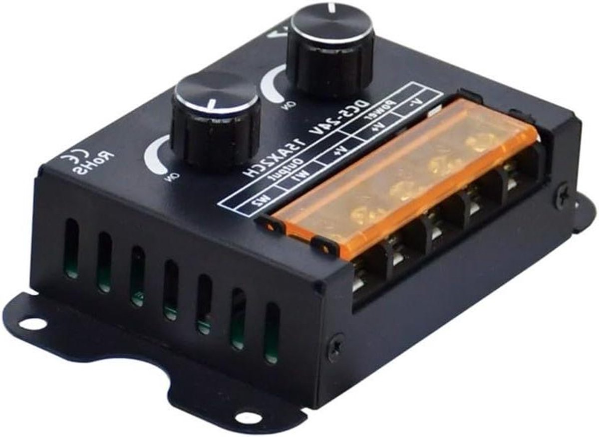LED Controller - Licht Dimmer - Sfeerverlichting Creëren - Dubbele Kleurtemperatuur - 30A - Zwart