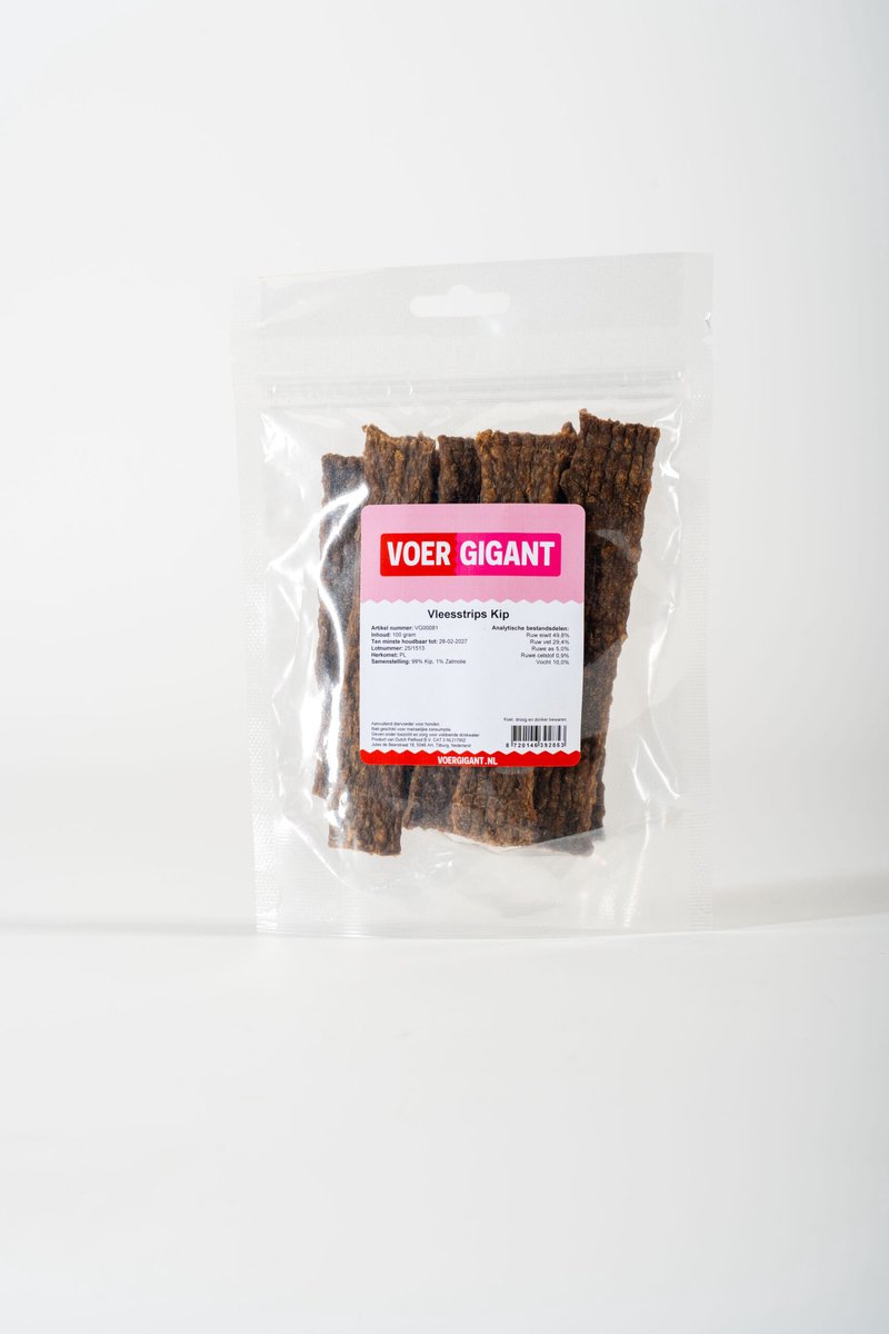 Vleesstrips Kip 12 x 100 g