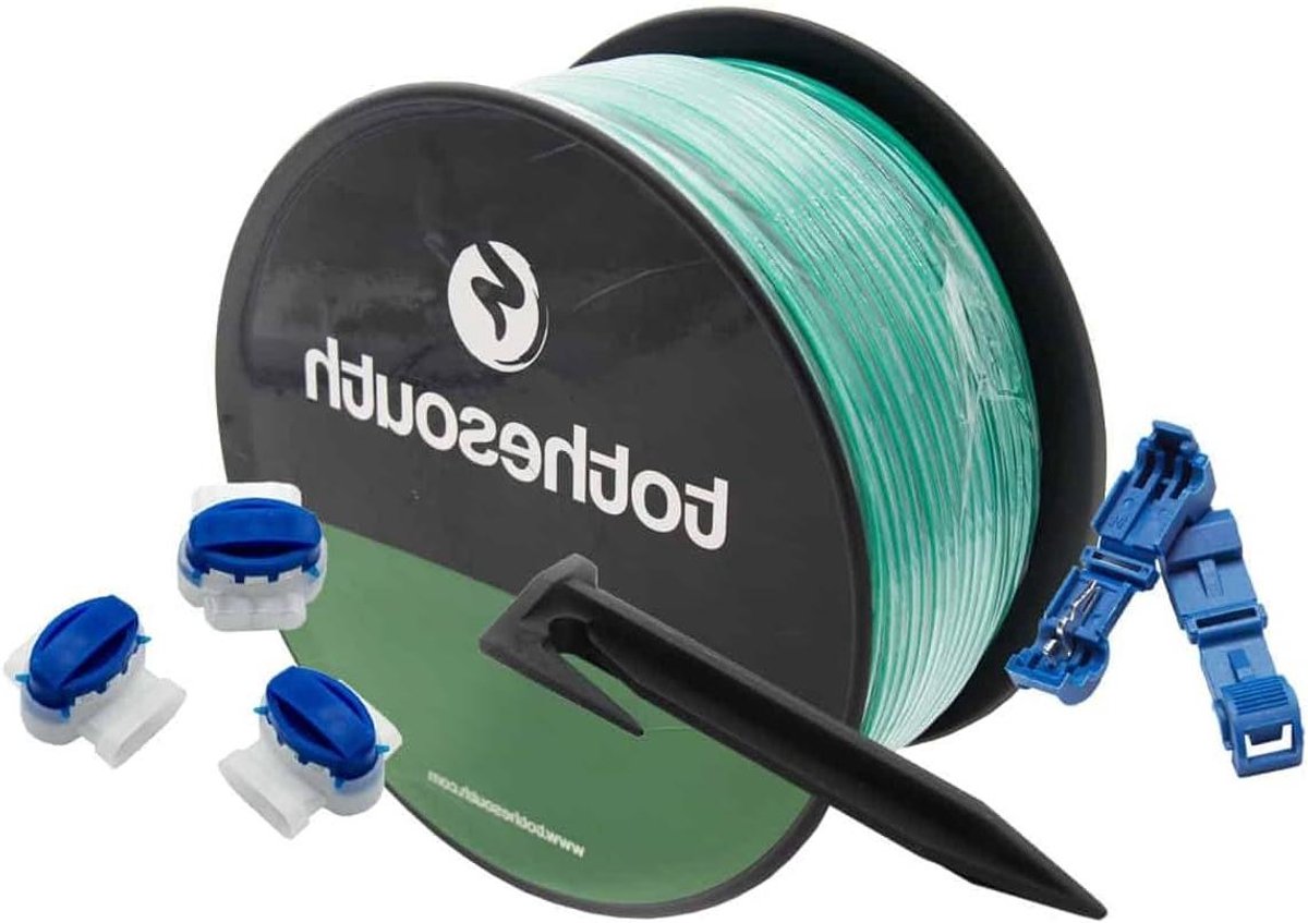 Installatiekit Gazonmaaier - Maairobot Accessoires - Grasgebied Afbakenen - Compleet Met Alle Onderdelen - 100 Meter Kabel - Zwart