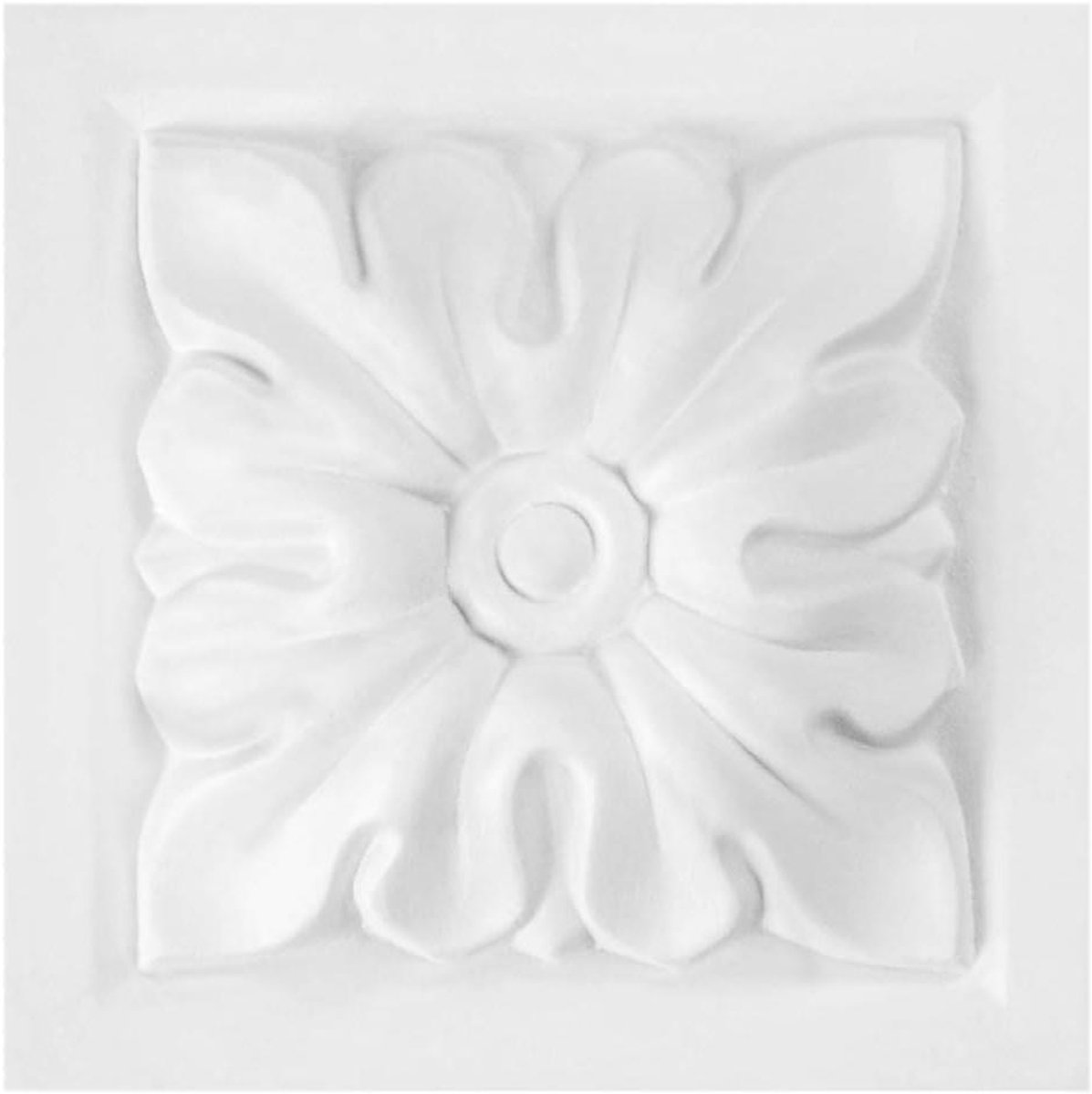 Kozijn Hoekstuk - Deurrand Component - Interieur Afwerking - Schokbestendig PU - 95 x 95 mm - Wit