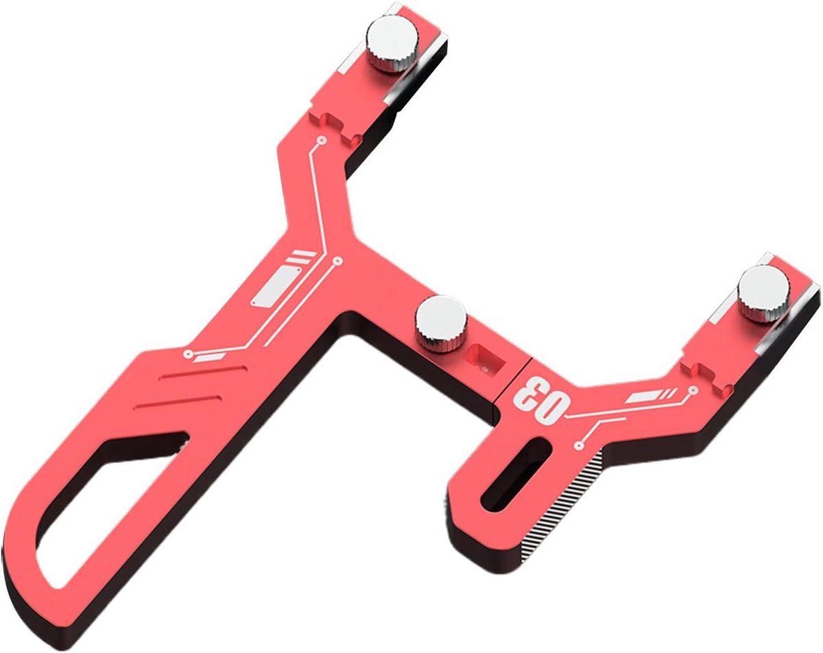 Polijstgereedschap Modellen - Slijp Gadget - Gedetailleerd Afwerken - Ergonomisch Ontwerp - Verstelbaar - Aluminiumkleur