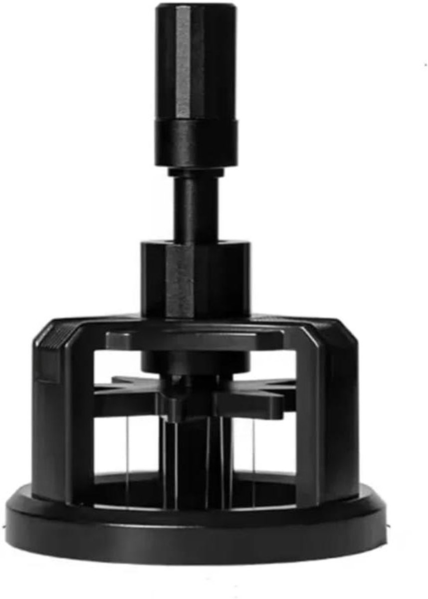 Espresso Verdeler Koffie Roer Tool Perfecte Espresso Maken Instelbare Diepte 51 Mm Zwart
