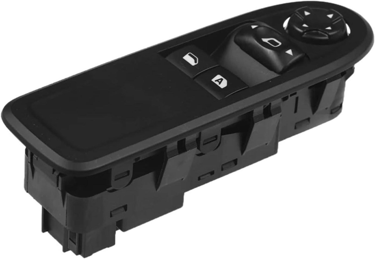 Raambedieningsschakelaar - Elektrische Raambediening - Auto Interieur - Gevoelige Knoppen - 10x10x10 mm - Zwart