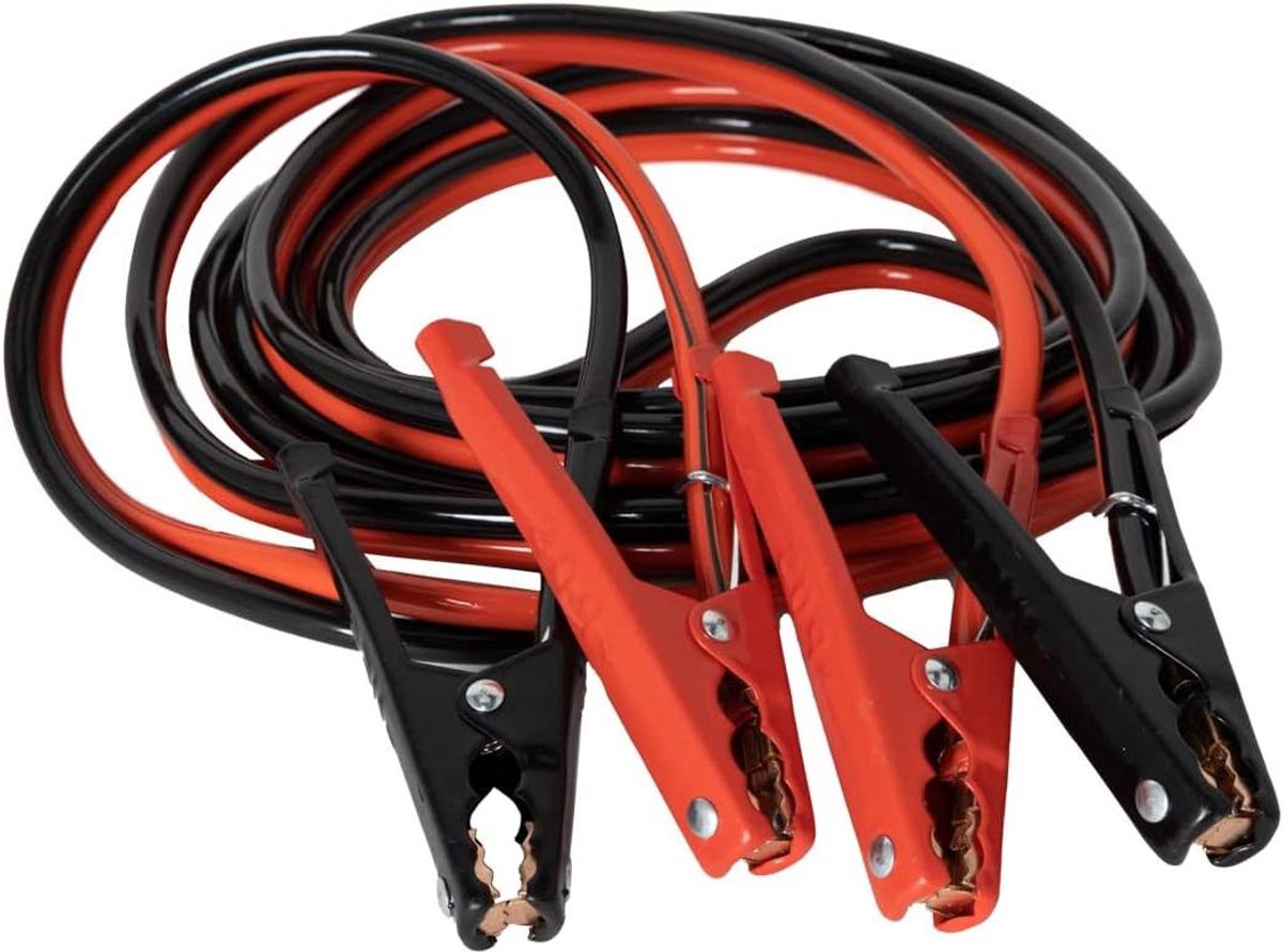 Startkabels - Booster Kabels - Auto Starten - Extra Vermogen - 12 Voet Lengte - Zwart Rood