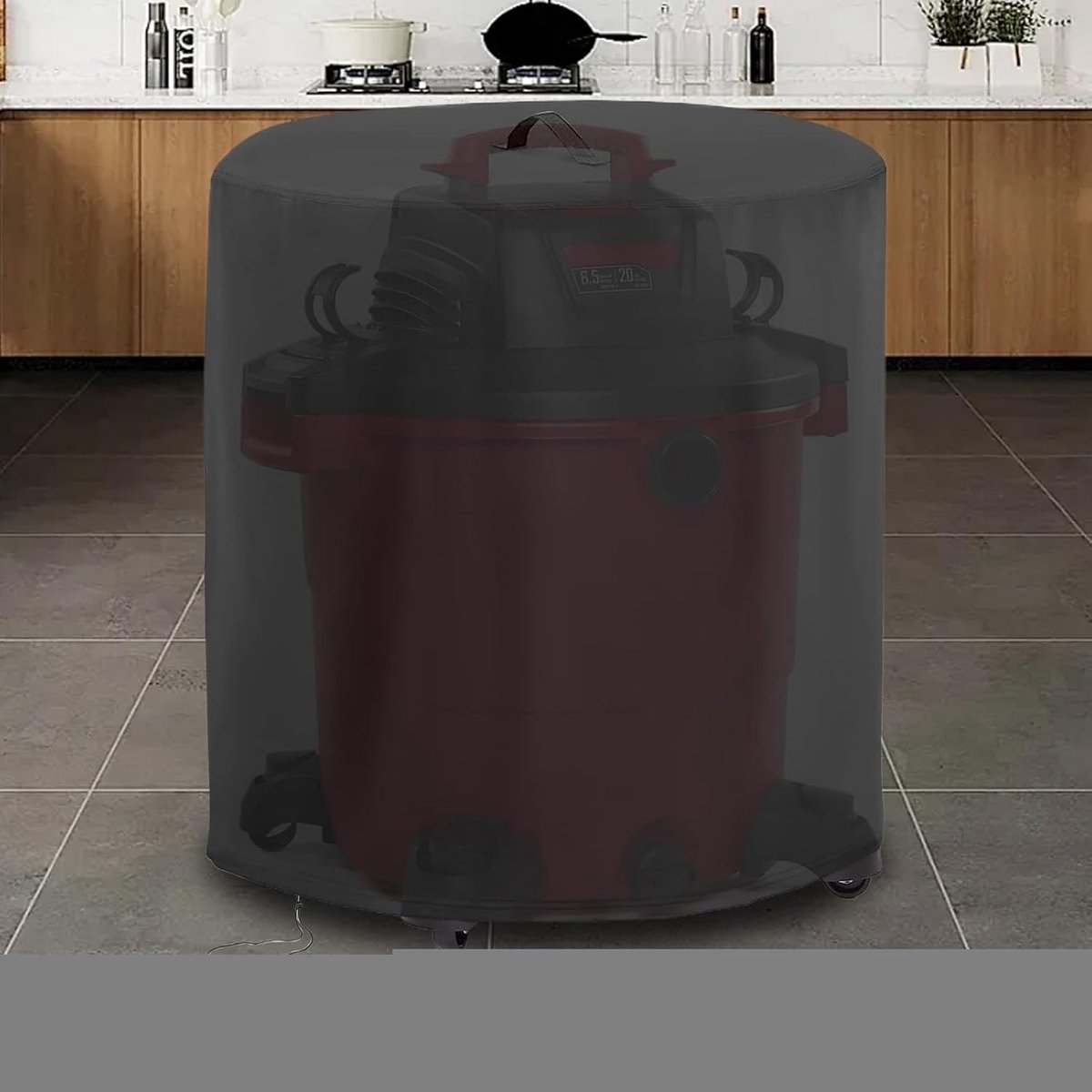 Stofzuigerhoes - Beschermhoes - Apparatuur Beschermen - Waterdicht Oxford Materiaal - 60-75 Liter - Zwart