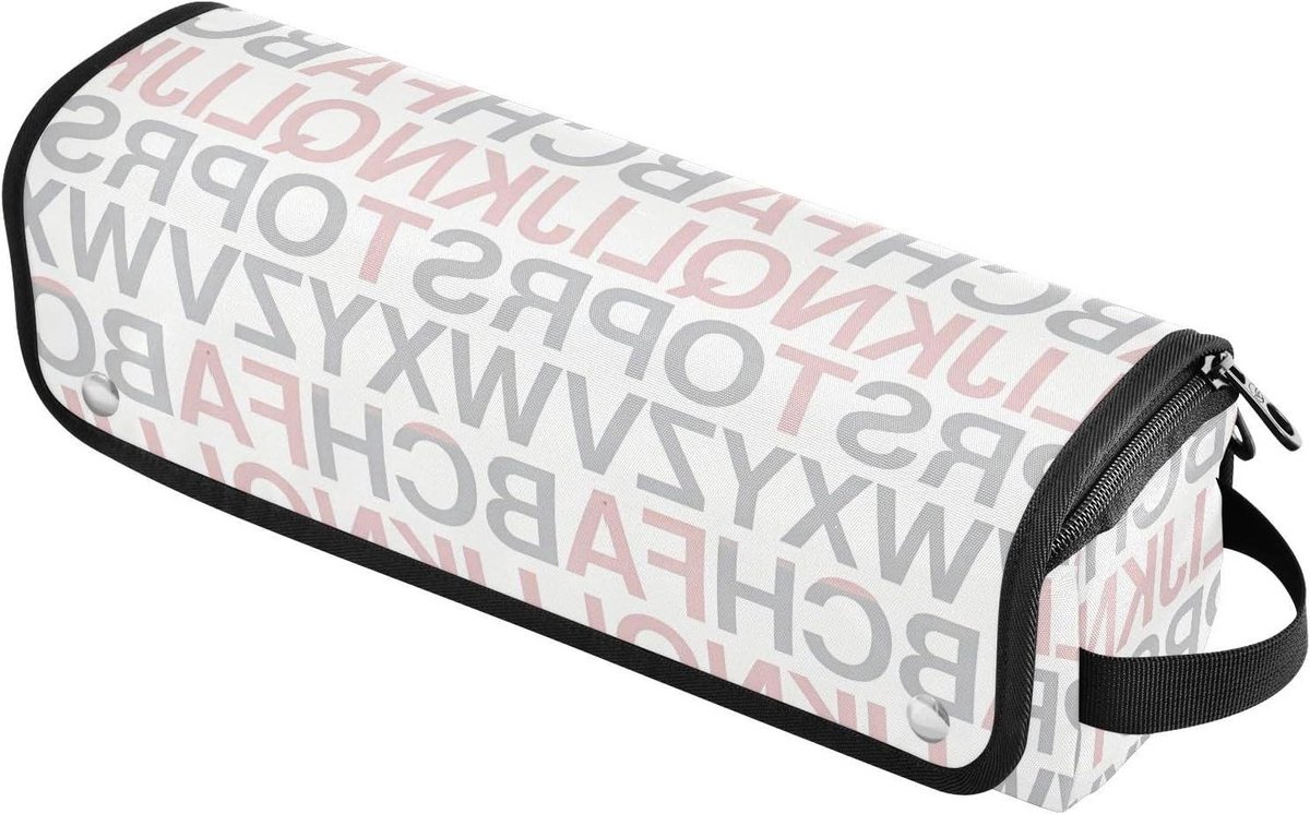 Haarstyling Tas - Opbergkoffer Organizer - Reizen en Thuis - Hittebestendige Mat - Grote Capaciteit - Zwart