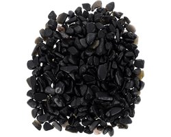 Toddmomy Obsidian Rocks Decor 200g Natuurlijk Zwart Obsidiaan Grind Voor Aquarium Ornamenten