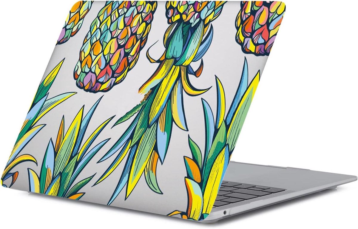 Laptop Hard Case - Beschermhoes Plastic - Apparaat Beschermen - Creatieve Print - 15 Inch Model - Ananas Design