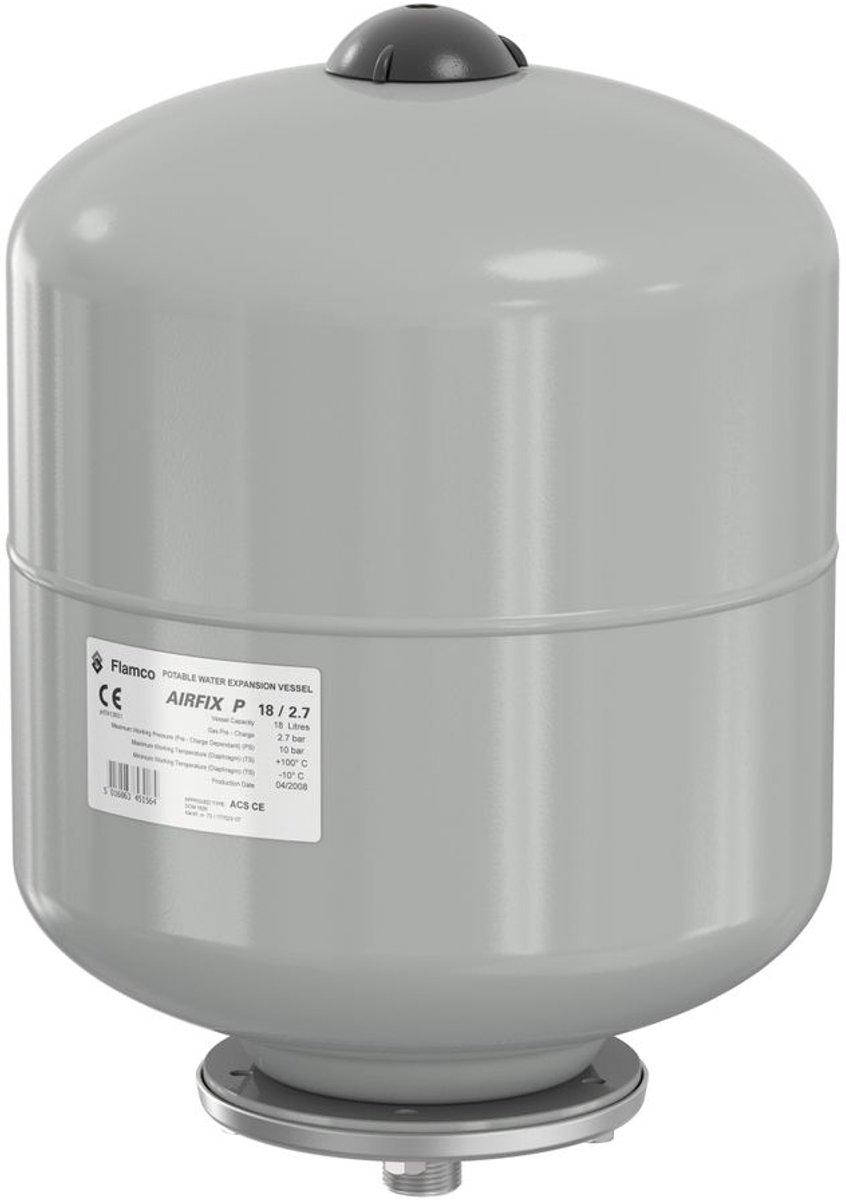 Flamco Expansievat Airfix P 2 L/3,5 bar (10 bar) Butyl sanitair water, 24850