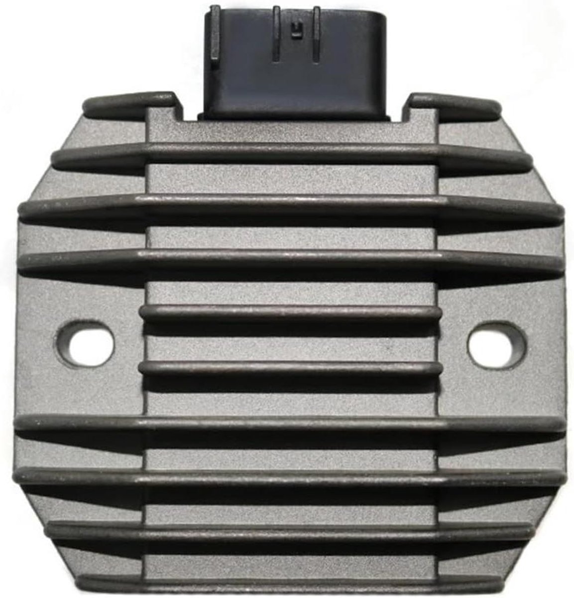 Spanningsregelaar Gelijkrichter - Motorfiets Onderdeel - Accu Laden - Betere Koeling - 15x15x5 cm - Zwart