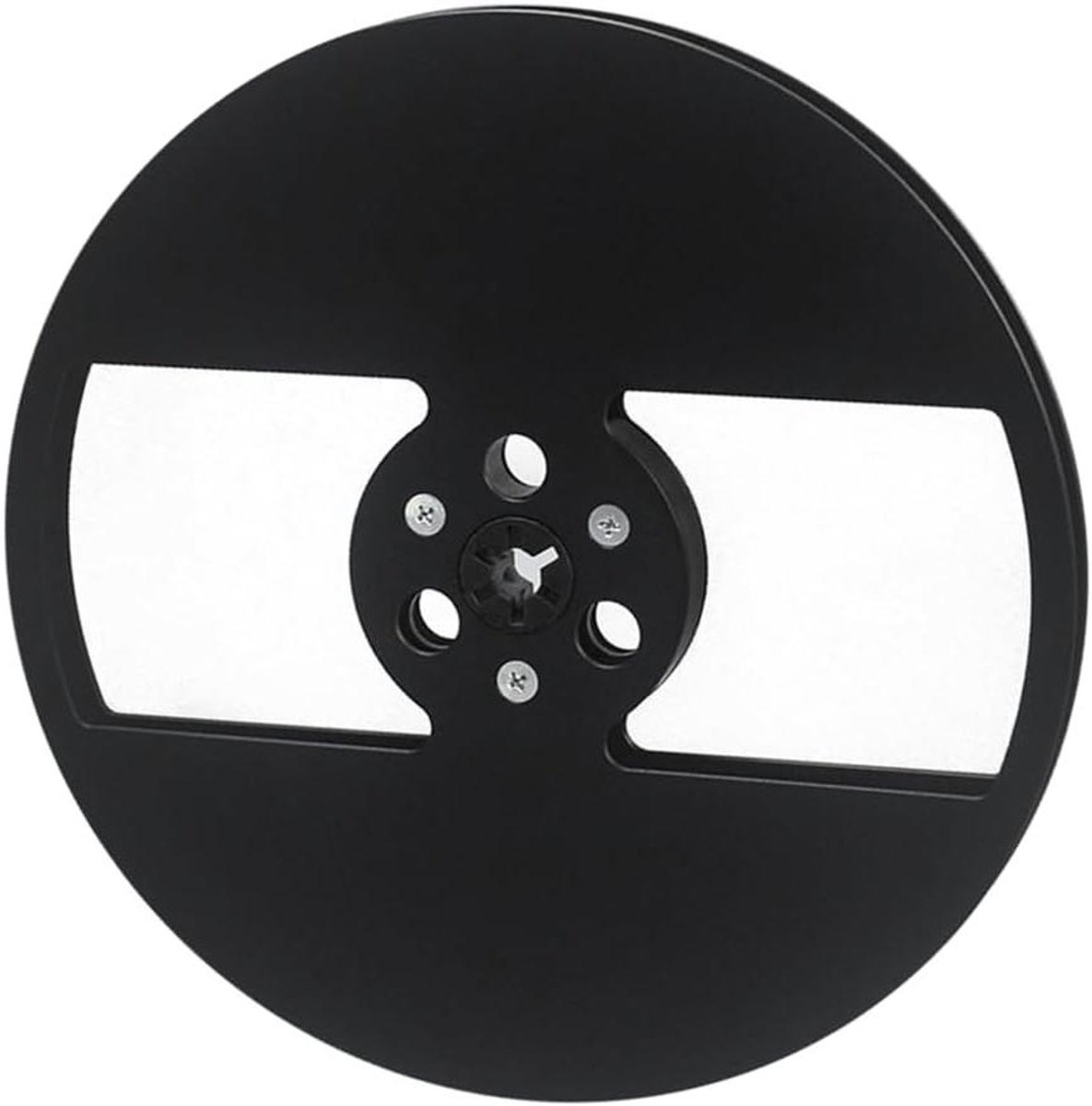 Lege Tape Haspel - Universele Rol - Audio Opnemen - Aluminium Constructie - 7 Inch Diameter - Zwart