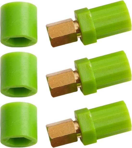 Koppeling Vervangingsset - Schaar As - Pastamaker Repareren - Messing Materiaal - 3 Stuks - Zilverkleurig — afbeelding 5