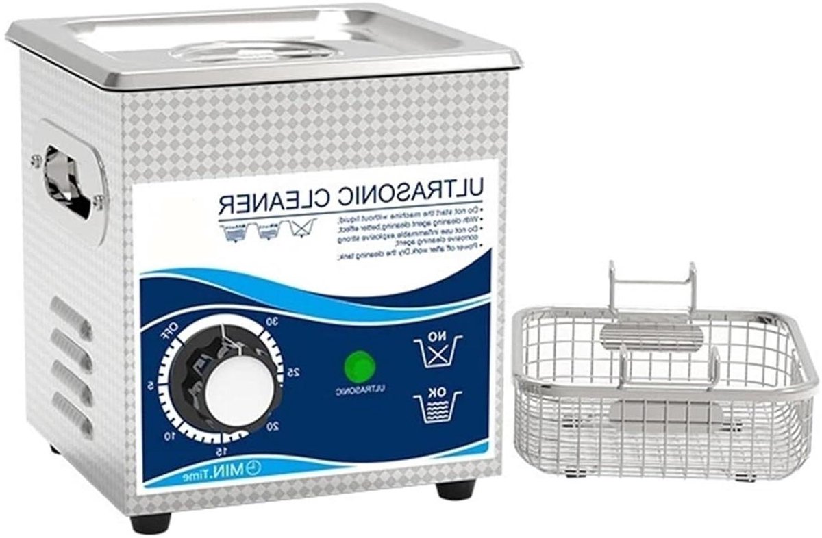 Ultrasoon Reiniger 1.3L Brillen Sieraden Horloges Reserveonderdelen Olie Roest Injector Brandstofsproeier Bougie Reiniging Effectief Professionele Reiniging(1.3L 120W)