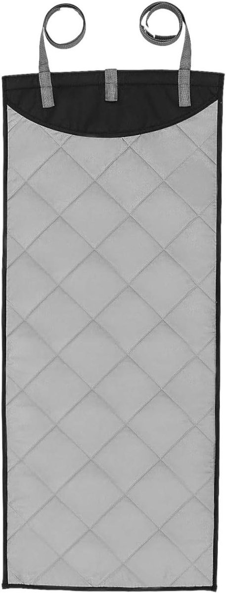 Draagbare strijkmat - Stoom accessoire - Kleding glad maken - Verticaal ontwerp - 30x27x5 cm - Grijs