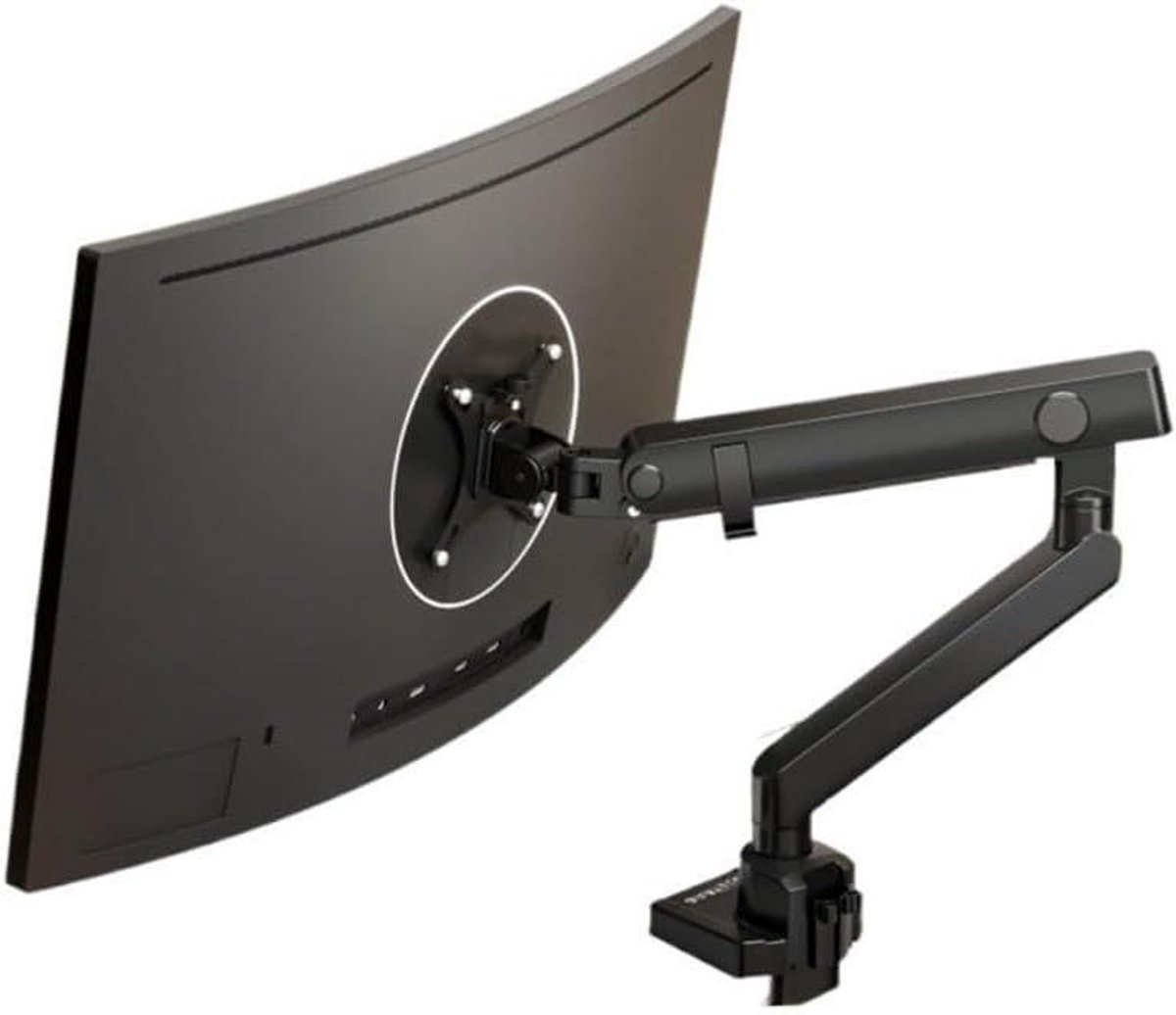 Monitor Arm - Bureausteun Monitor - Werkplek Organiseren - Volledig Beweegbaar - 17-40 inch - Zwart