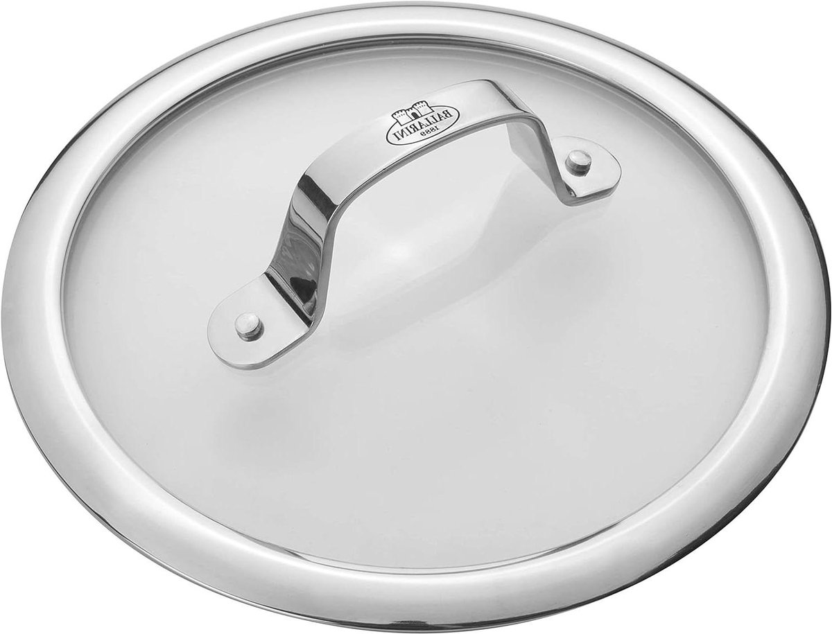 Pannendeksel - Deksel Rond - Koken op Inductie - Vaatwasserbestendig - 28 cm - Transparant