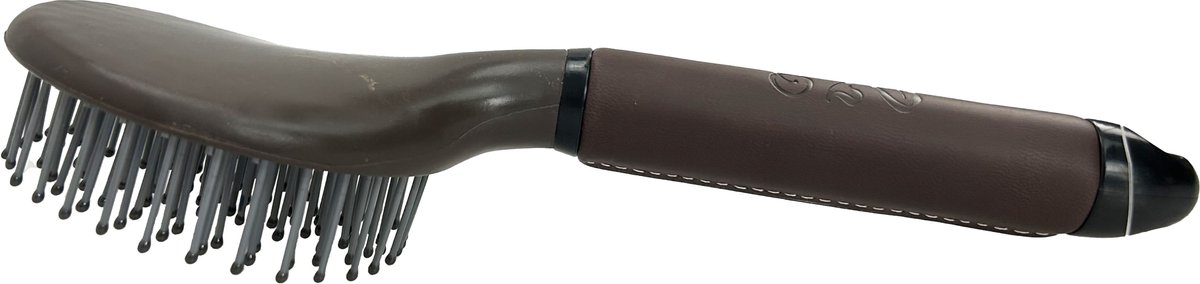 S2G STAART- EN MANENBORSTEL LEATHER LOOK BRUIN