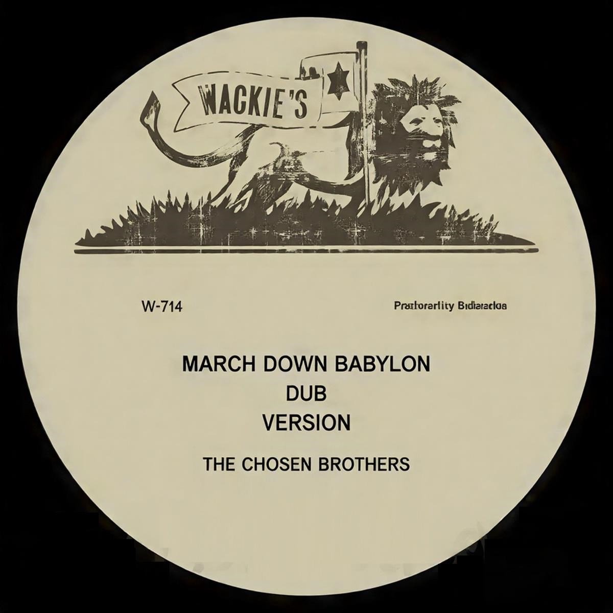 The Chosen Brothers - March Down Babylon (12" Single)