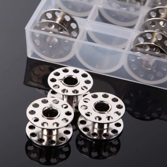 Multi-functionele metalen spoelen met opbergdoos voor standaard naaimachines - Universele naaigaren, naaiprojecten, accessoires — afbeelding 2