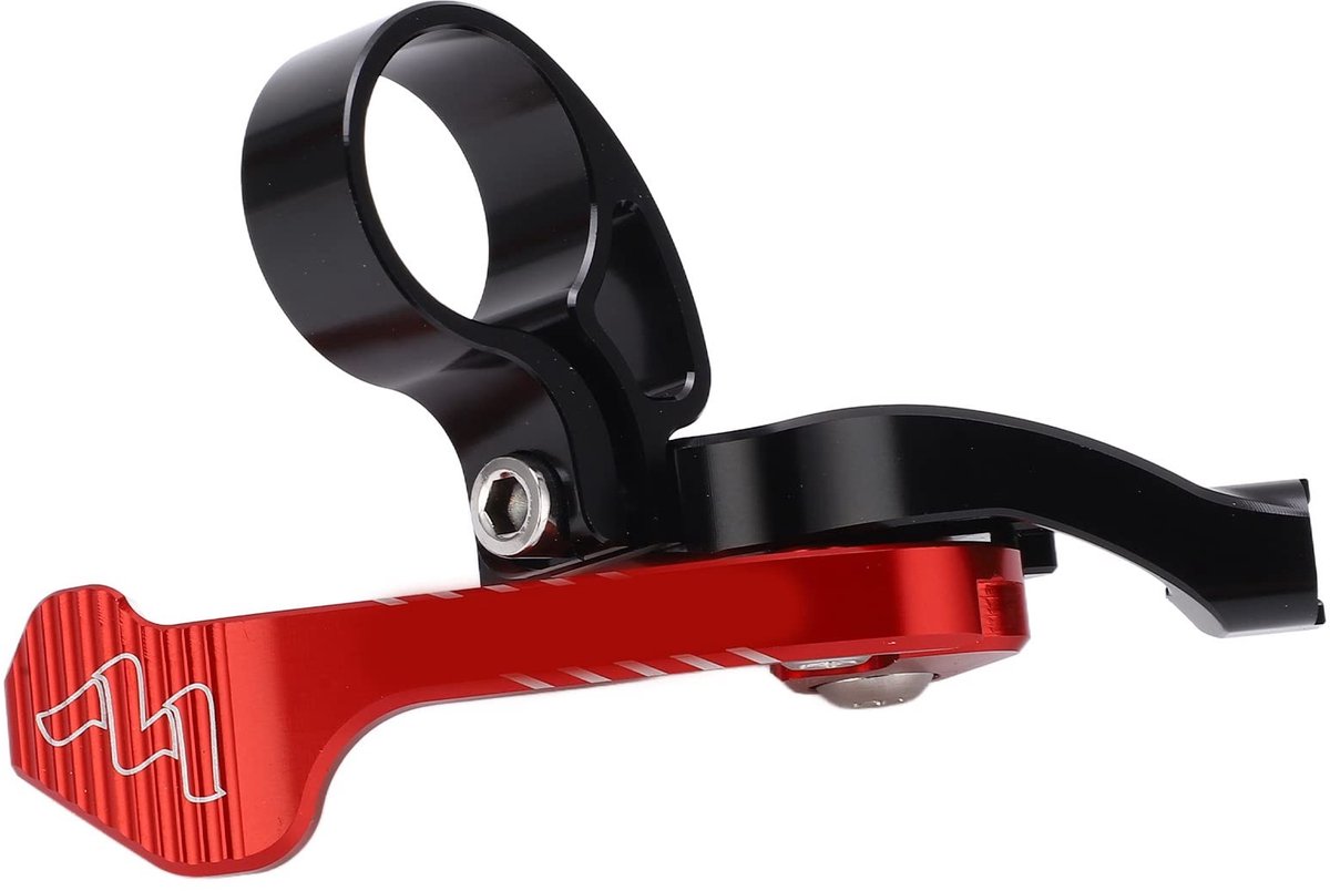ZEYNOMAX - Fietsaccessoires - Fietsstoeltje - Slijtvaste Zadelpen - Zwart Rood - Dropper Remote Lever - Geschikt voor Fietsers - Telecopische Schake...