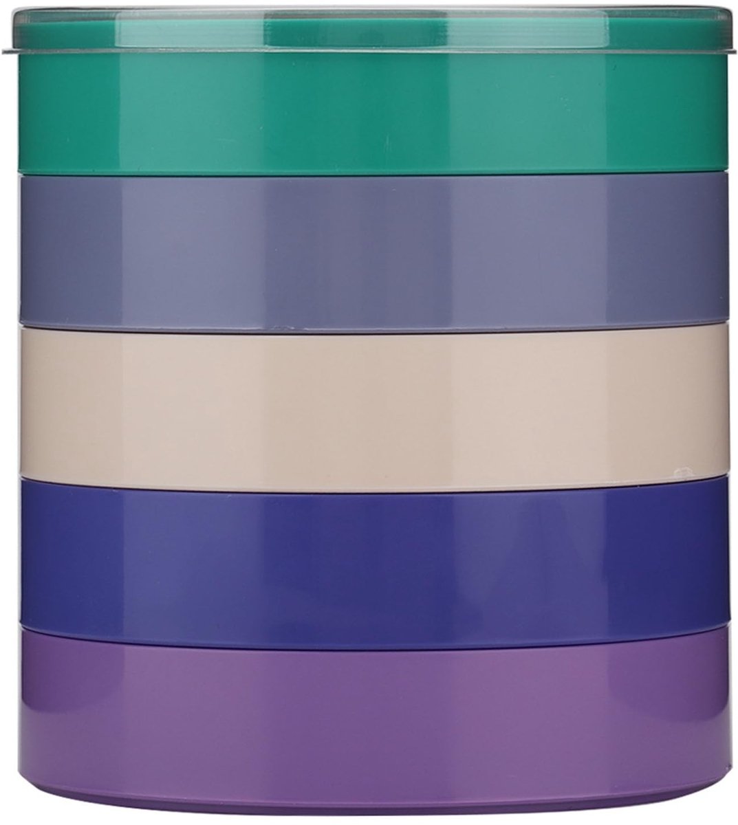 Dailygoods- Opbergdoos Schokbestendig - Opbergdoos voor Horlogeonderdelen - Opbergdoos voor Sieraden - Opbergdoos met Aparte Containers - Duurzaam Materiaal - Georganiseerde Opslag - Opbergbox