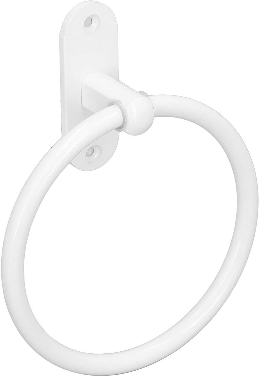 Dailygoods- Handdoekring Antiroest - Wandmontage - Badkamerhanddoekhouder - Aluminiumlegering - 9,5 x 16,3 cm - Effectieve Opslag - Handdoekhouder