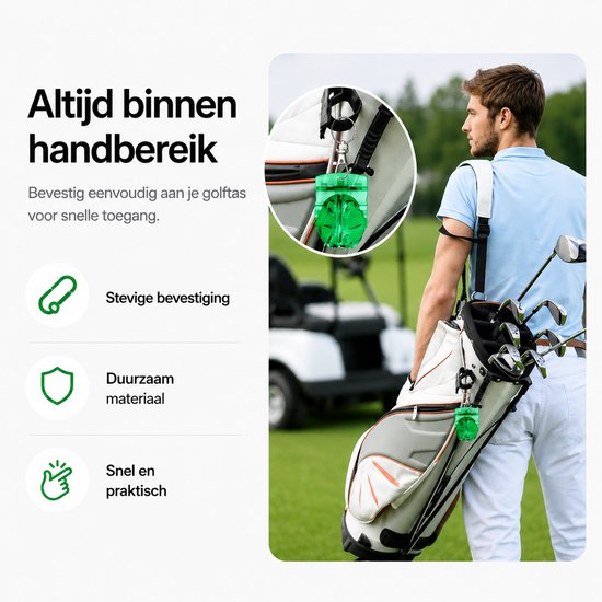 BOTC Golf Accessoires - Golfbal marker - Stift - Markeren - Zwart van Merkloos — afbeelding 4