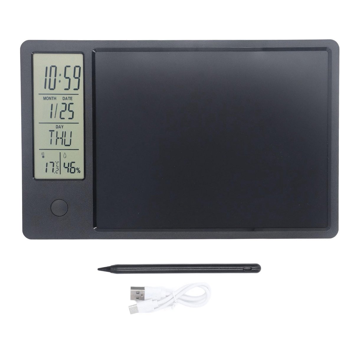 Dailygoods - Elektronische Digitale Planner - Multifunctionele Kalender - Draagbaar - Zwart - LCD Schrijftablet - Geschikt voor Kantoor en Thuiswerk -...