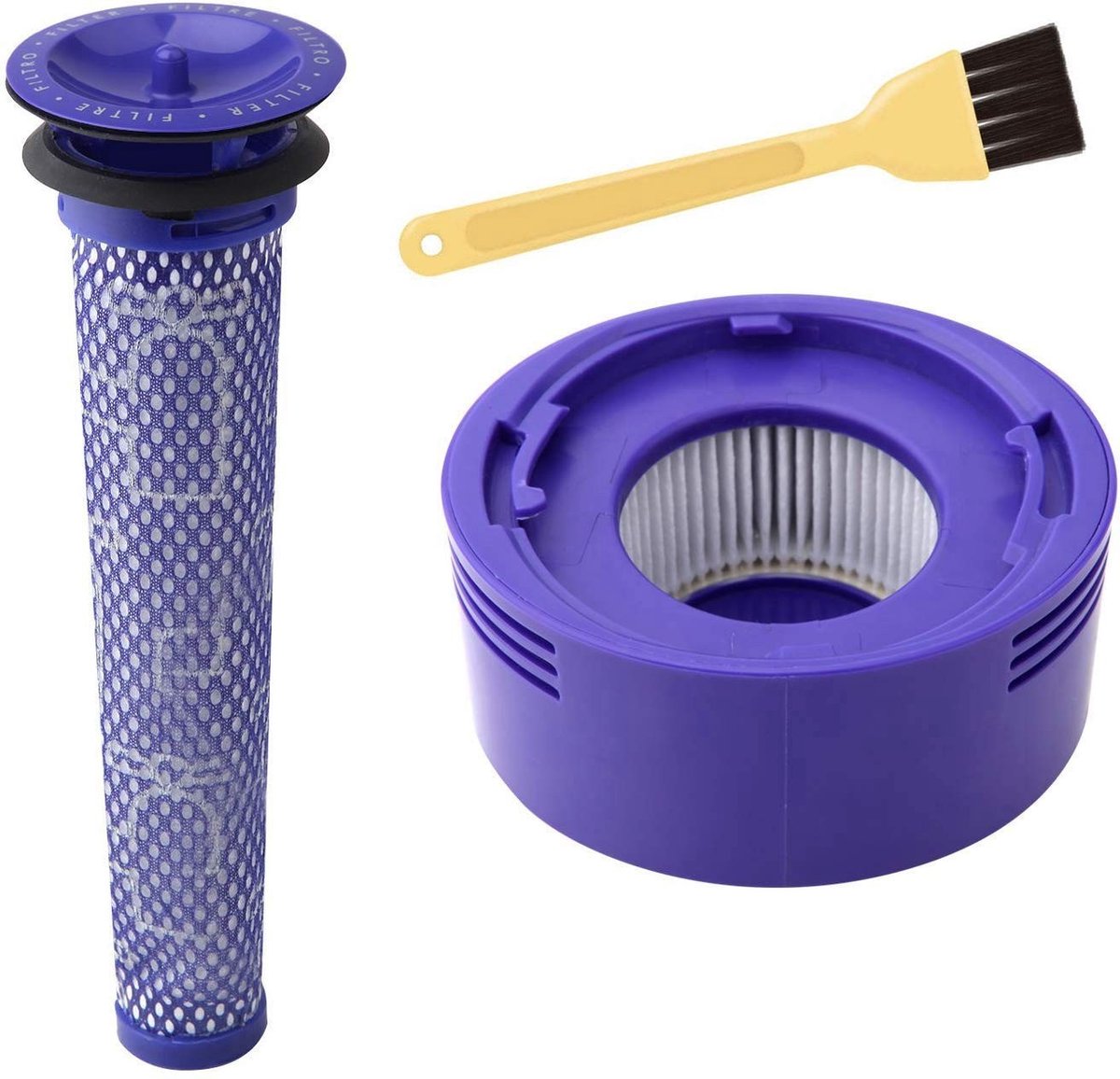 SOUQONE - Wasbare filtereenheid - HEPA-filterset - Premium vervanging - Geschikt voor Dyson V7 V8 - Stofzuigeronderdelen - Voor optimale reiniging...