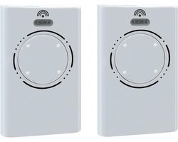 x XT4 868 SLH 787010 Vierkanaals witte afstandsbedieningen Geschikt voor garagedeur en hek - 3 jaar garantie