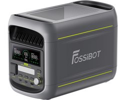 Fossibot F1800 Draagbaar energiecentrum - 1800 W - 1024 Wh LiFePO4-accu - 7 Uitgangen - 1200 W Wisselstroomingang - Bediening via App - Groen