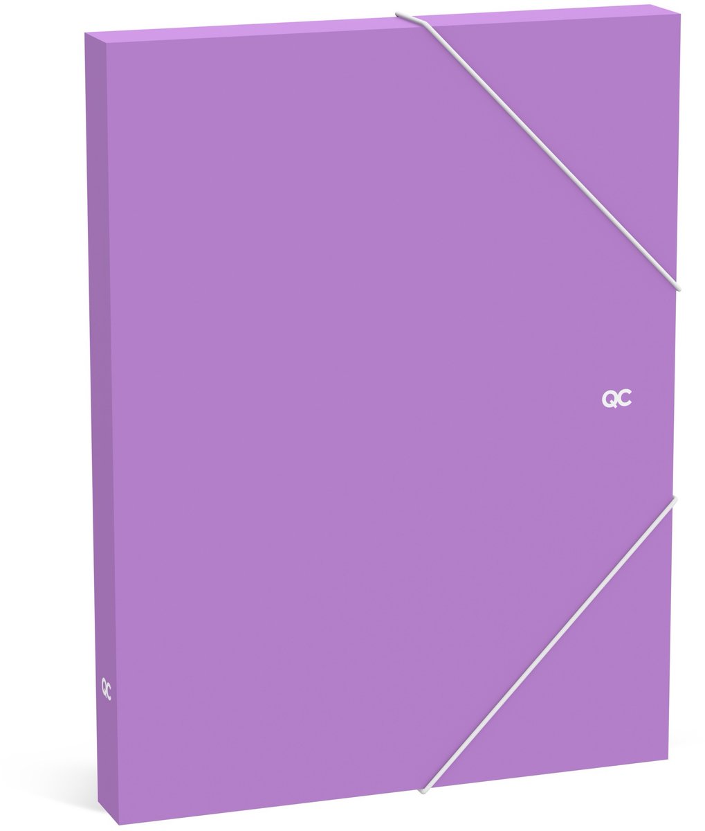 QC COLOUR documenten box - paars