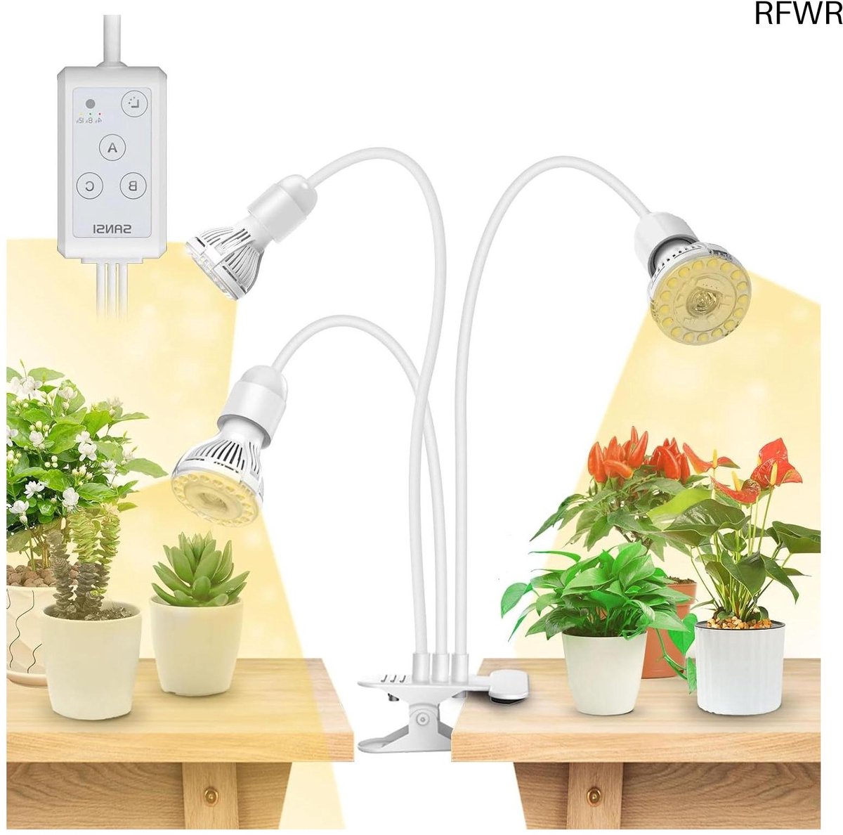 Led Plantlamp - Groeilamp Binnen - Planten Kweken - Volledig Spectrum - 30W - Wit