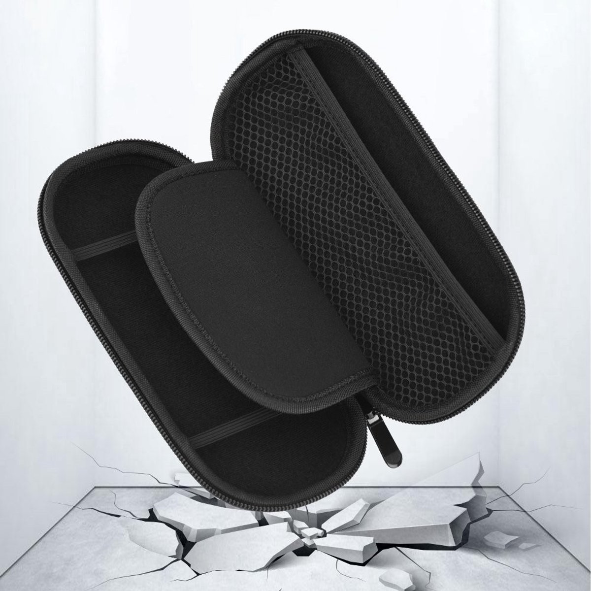 Dailygoods - Beschermende harde draagtas - Schokbestendige hard case - Compact formaat - Game-opslag - Ideaal voor onderweg - Geschikt voor Sony PS Vita