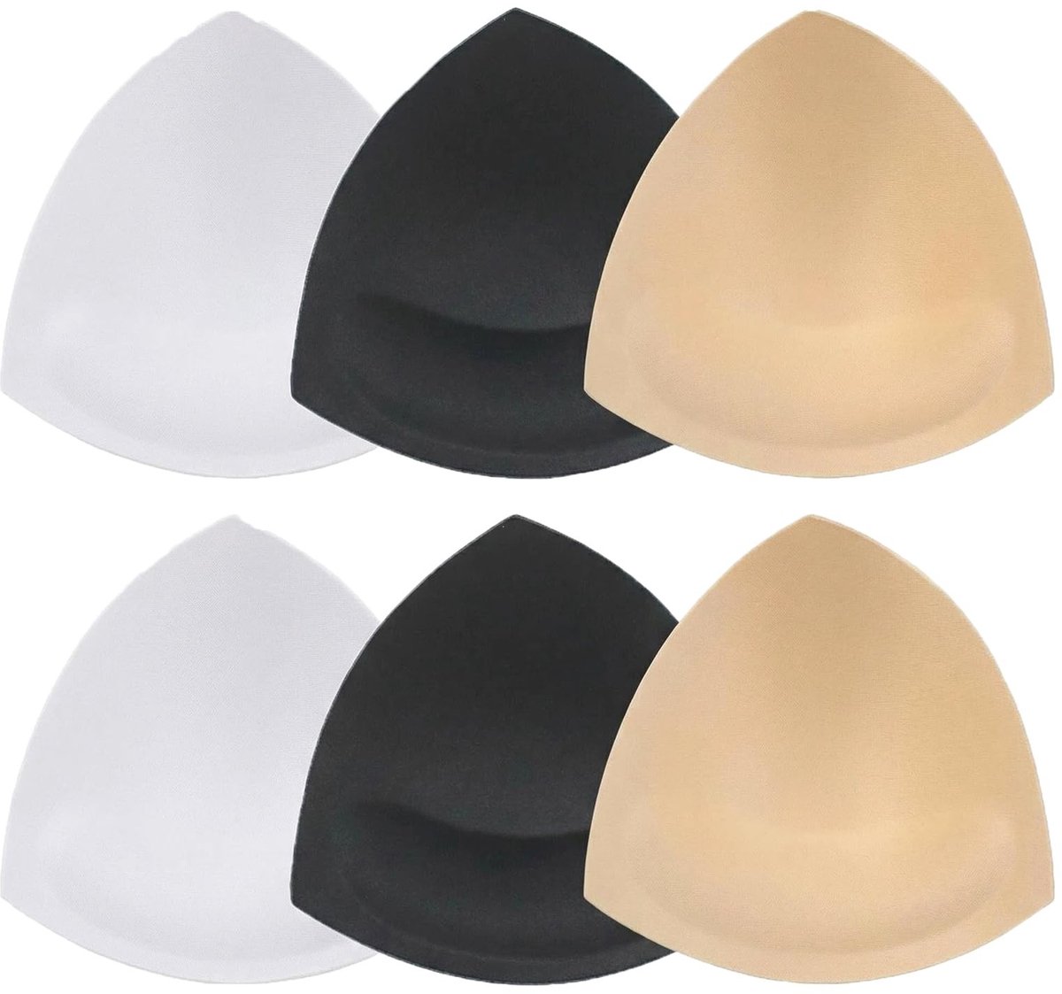 NTH products- BH Pads Verwijderbaar - 3 Paar - Dames - Push Up - Sport BH - Driehoek - Cups - Bikini Pads