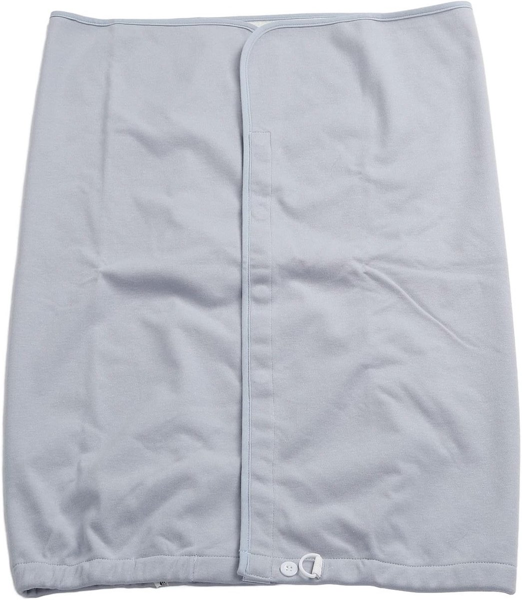 Incontinentiematras voor Volwassenen, Waterdicht en Lekvrij, Herbruikbare en Wasbare Onderlegger met Hoge Waterabsorptie in Grijs en Blauw (XL)