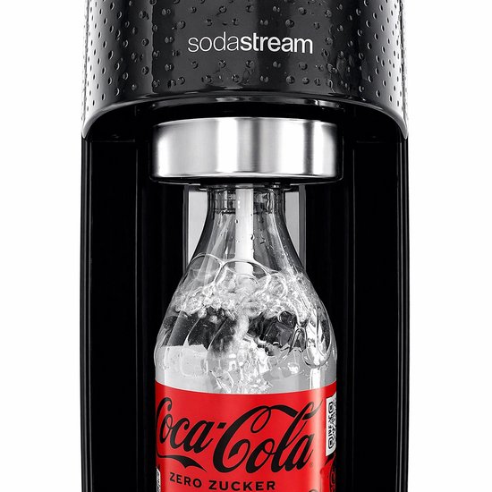 Sodastream Fles Adapter Voor 0,5 Liter PET Flessen – Universele SodaStream Adapter Met Quick Connect En Schroefdraad – Inclusief Afdichting Voor Coke Fanta Flessen – Geschikt Voor Easy Terra Art Power Jet – Duurzaam Kunststof – Zwart