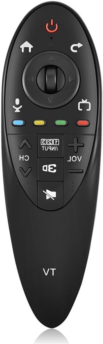Vervangende Afstandsbediening voor 3D Smart TV - Compatibel met AN-MR500G en AN-MR500 - Zwart Design