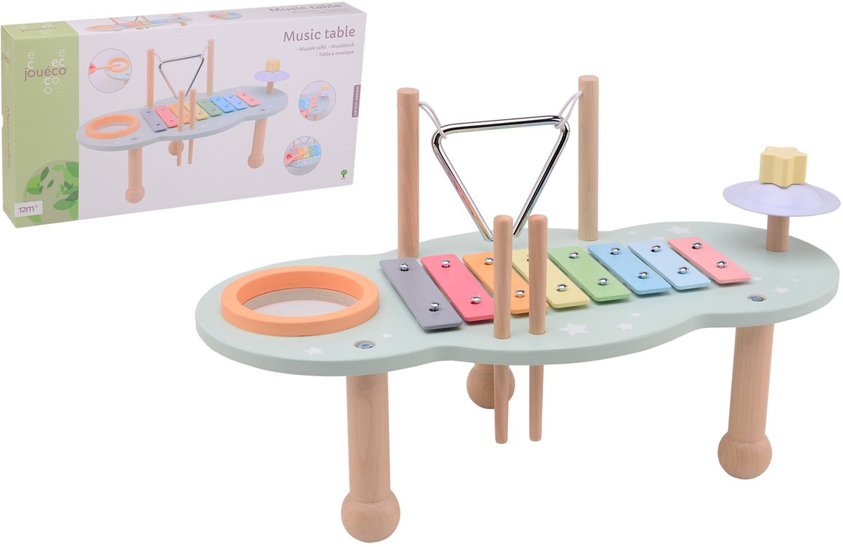 Joueco - houten muziektafel slagwerk - Muziek tafel hout