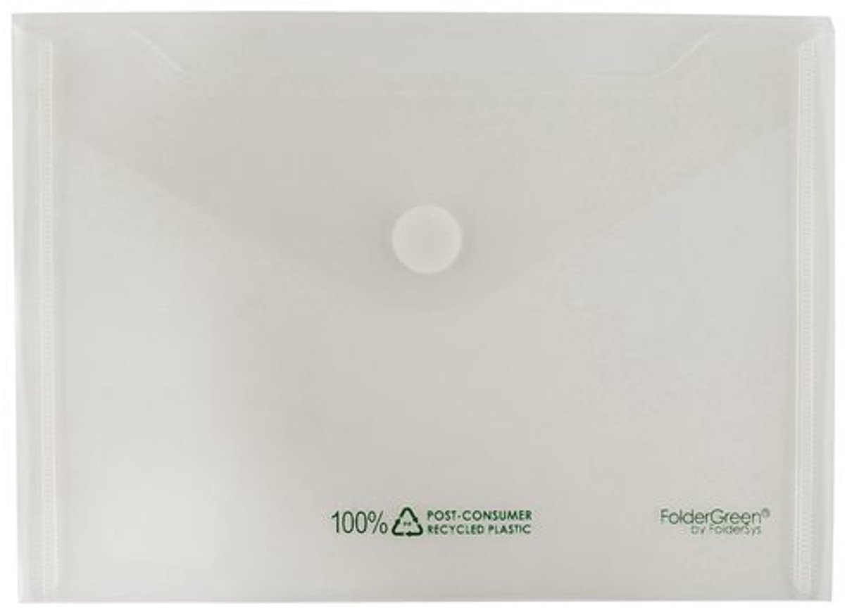 Enveloptas Foldersys A5 liggend PP transparant